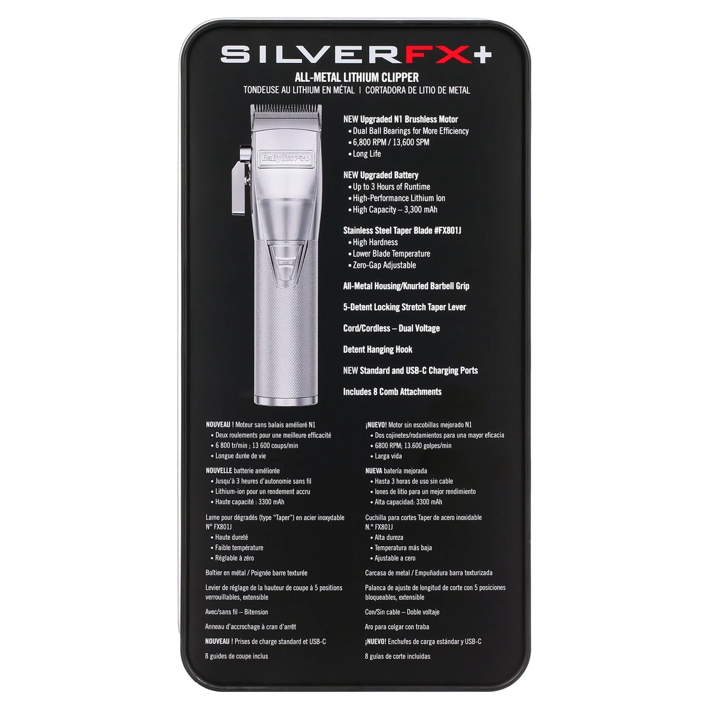 SILVERFX+ All-Metal Clipper