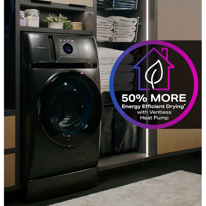 Profile 4.8-Cu Ft Capacity Carbon Graphite Ventless All-In-One Washer Dryer Combo (ENERGY STAR Certified)