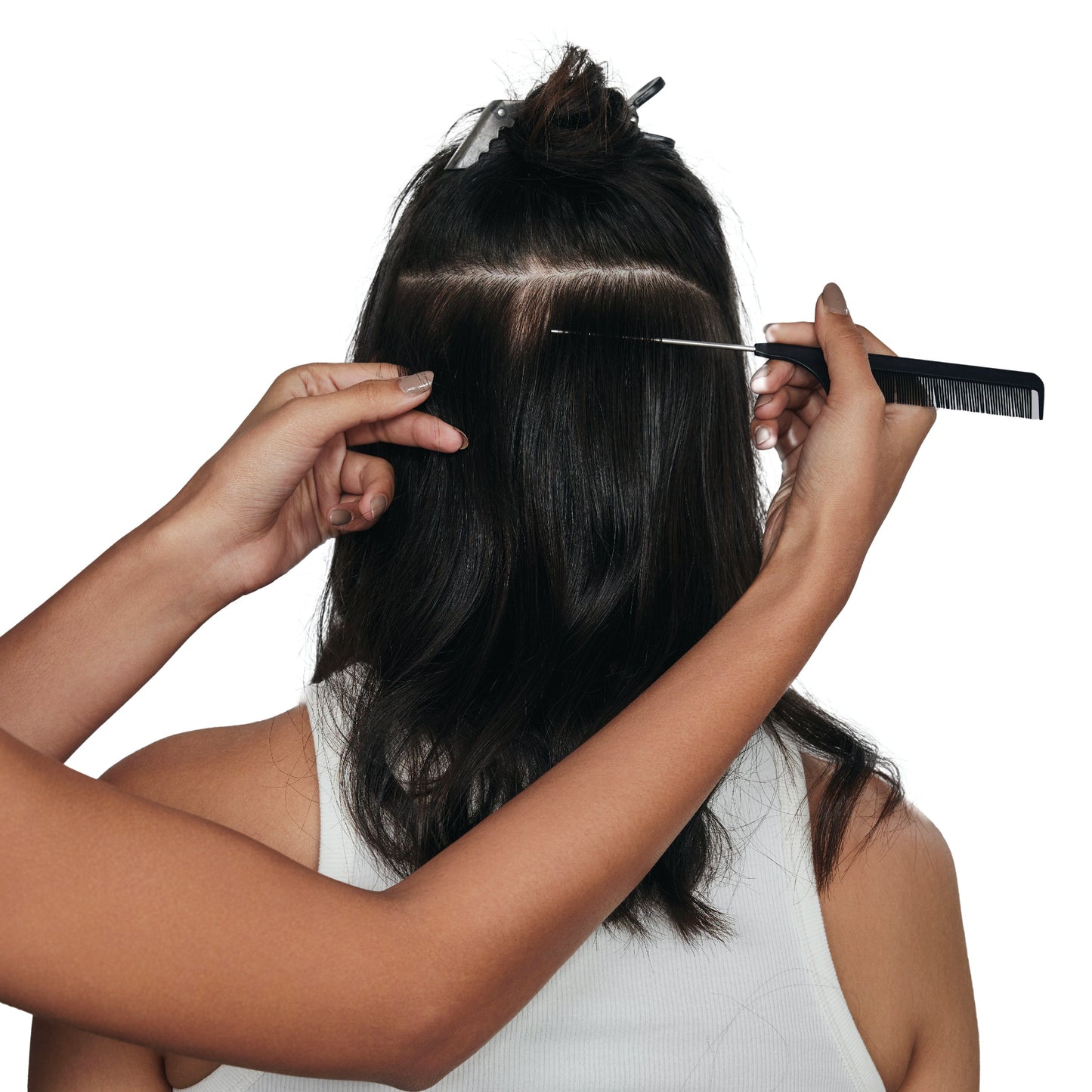 4 Clip Ear-To-Ear Volumizer - Curly