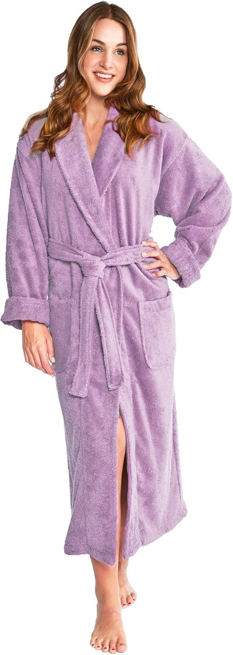 Terry Cloth Bathrobes for Women Luxury Cotton Robes