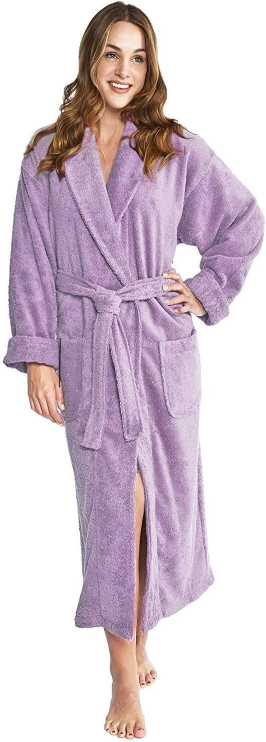 Terry Cloth Bathrobes for Women Luxury Cotton Robes