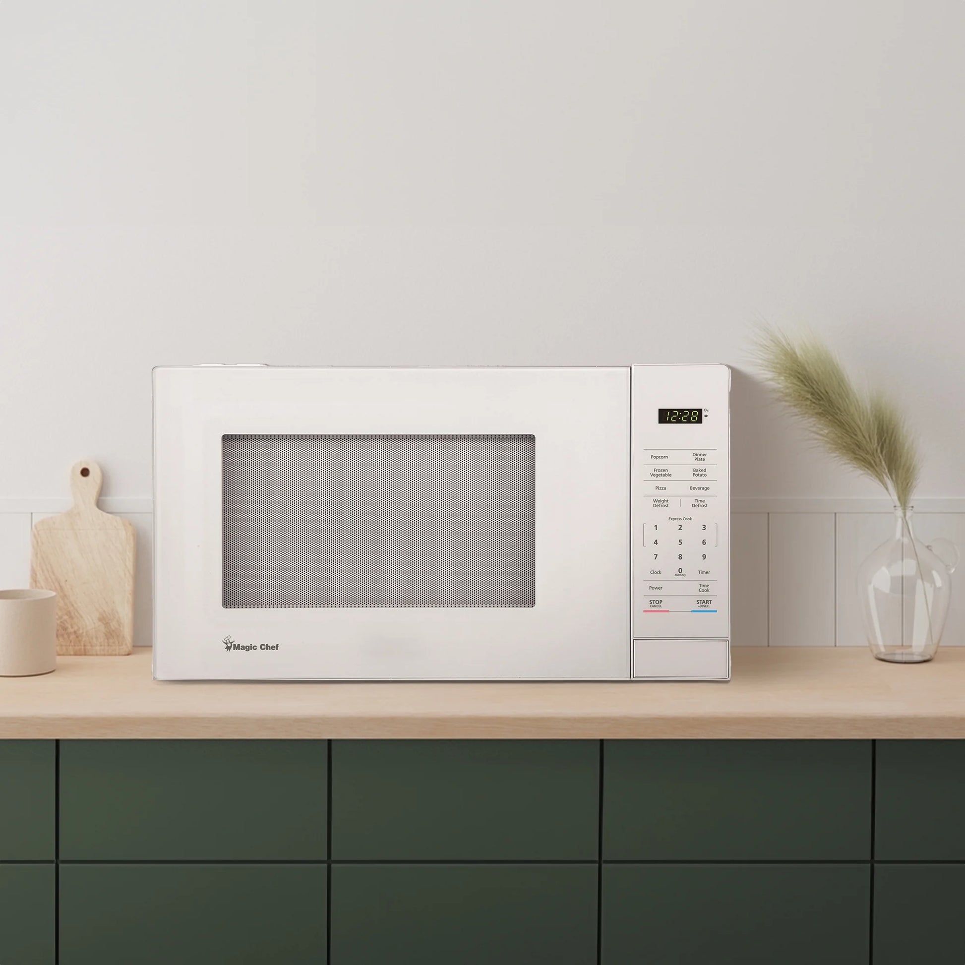 MC110MW Countertop Microwave Oven, 1,000 Watts, White