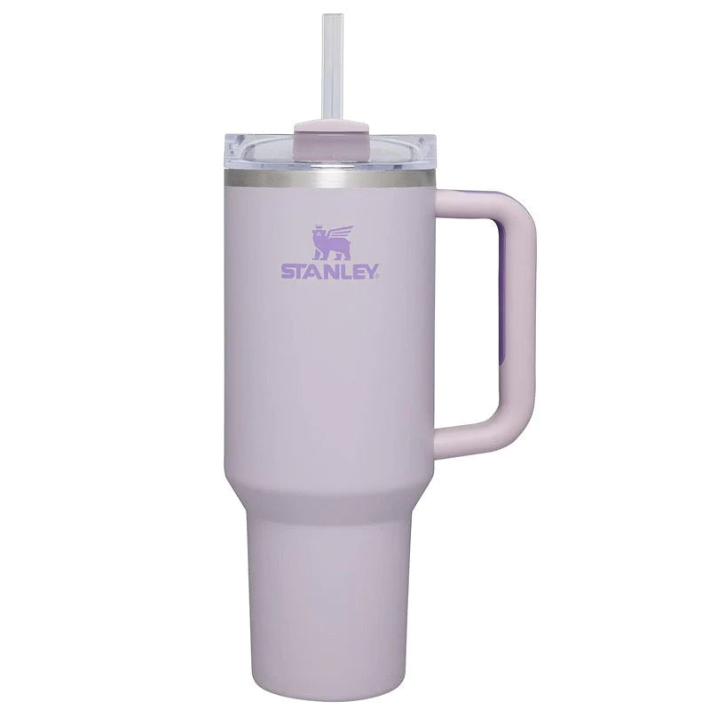 NEW!! Stanley Quencher H2.0 Flowstate Stainless Steel Vacuum Insulated Tumbler with Lid and Straw for Water, Iced Tea or Coffee 40 Oz