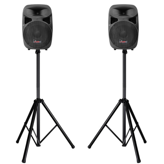 5 Core 15 Inch PA DJ Speaker 2 Pack Passive Subwoofer 3200W Combined Peak W Super Bullet Tweeter