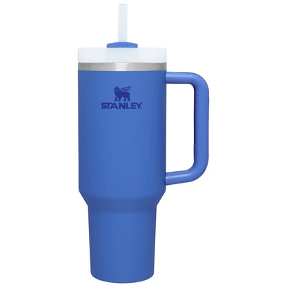 NEW!! Stanley Quencher H2.0 Flowstate Stainless Steel Vacuum Insulated Tumbler with Lid and Straw for Water, Iced Tea or Coffee 40 Oz